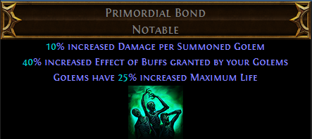 Primordial Bond PoE
