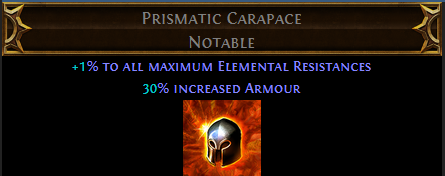 Prismatic Carapace PoE