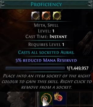 Proficiency Skill Gem