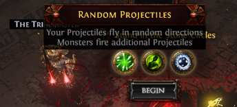 Random Projectiles