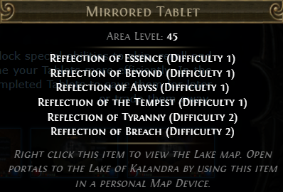 Reflection of the Tempest PoE