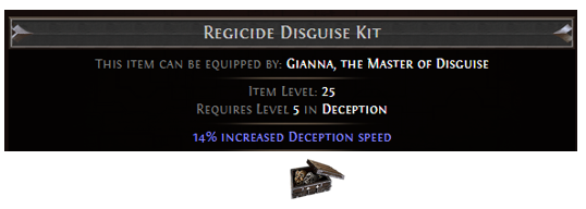 Regicide Disguise Kit
