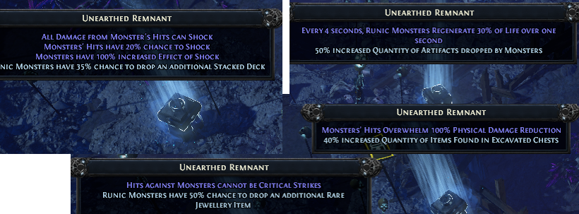 Remnant Modifiers PoE