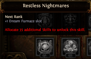 Restless Nightmares PoE