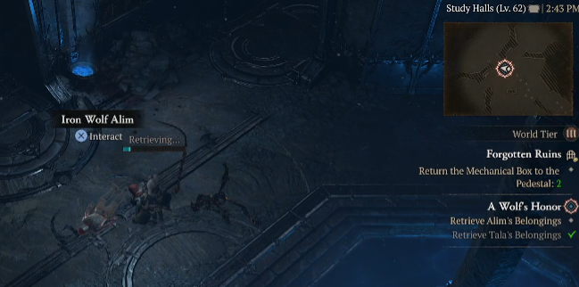 Retrieve Alim's Belongings - Diablo 4