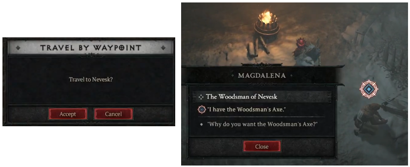 Return the Woodsman's Axe to Magdalena - Diablo 4