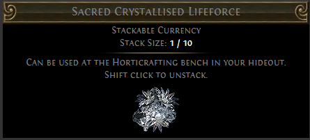 Sacred Crystallised Lifeforce