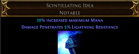 Scintillating Idea PoE