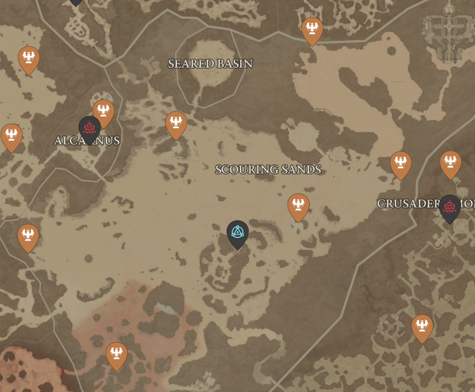 Diablo 4 Scouring Sands Altar of Lilith