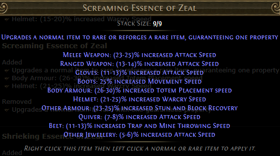 Screaming Essence of Zeal