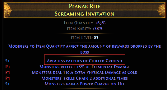 Screaming Invitation Chilled Ground