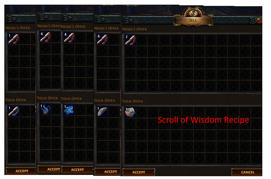 scroll of wisdom recipe