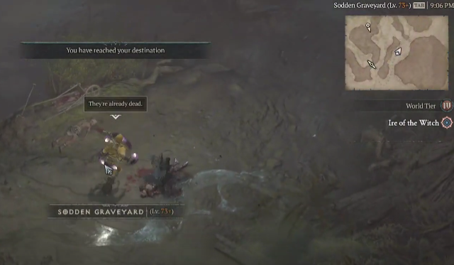 Search for Samil in the Sodden Graveyard - Diablo 4