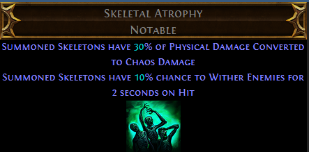Skeletal Atrophy PoE