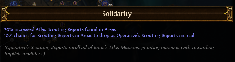 Solidarity PoE