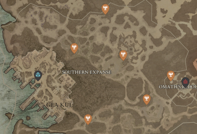 Diablo 4 Southern Expanse Altar of Lilith