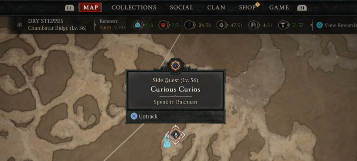 Speak to Rakhaan - Diablo 4