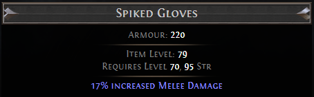 Spiked Gloves