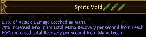 Spirit Void PoE