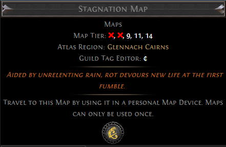 Stagnation Map PoE