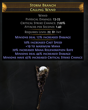 Storm Branch Calling Wand