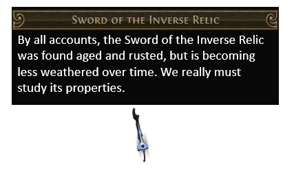 Sword of the Inverse Relic