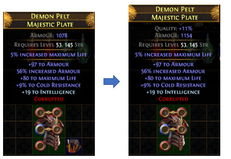 Tainted Armourer’s Scrap Example