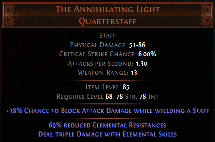 The Annihilating Light