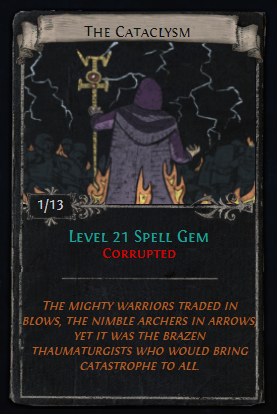 The Cataclysm