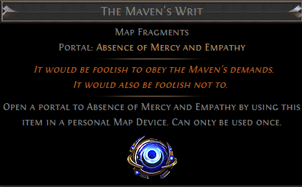 The Maven's Writ