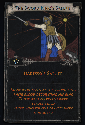 The Sword King's Salute