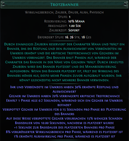 Trotzbanner PoE
