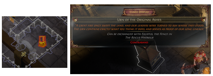 Urn of the Original Ashes Location