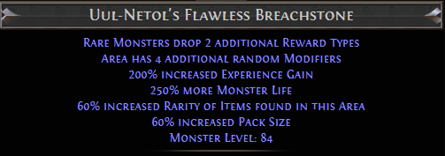 Uul-Netol's Flawless Breachstone PoE