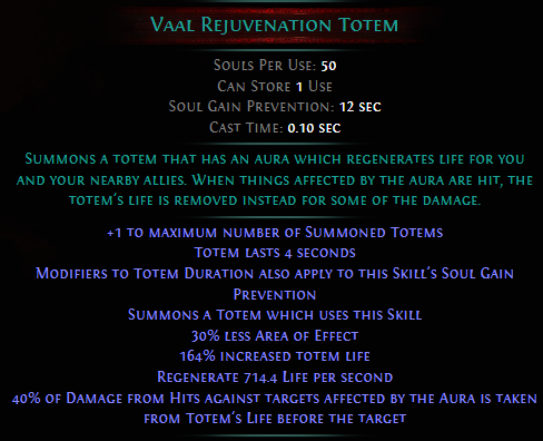 Vaal Rejuvenation Totem