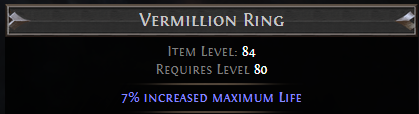 Vermillion Ring