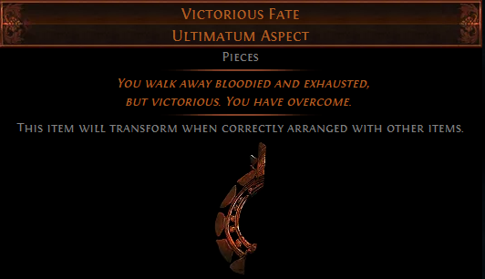 Victorious Fate Ultimatum Aspect