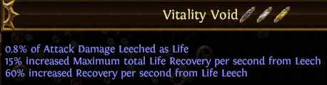 Vitality Void PoE