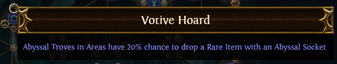 Votive Hoard PoE