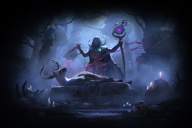 Warlock of the Mists Art