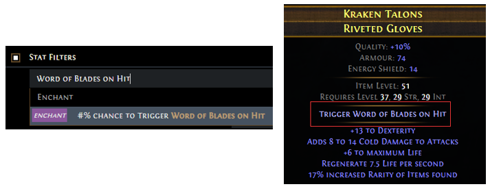 Word of Blades Example