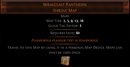 Wraeclast Pantheon PoE