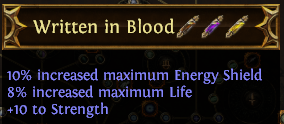 Written in Blood PoE