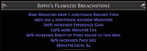 Xoph's Flawless Breachstone PoE