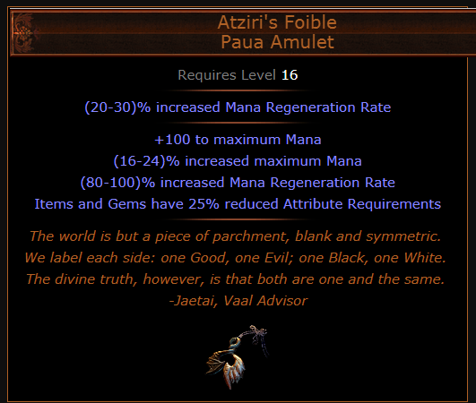 atziri-s-foible
