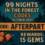 99 Nights in the Forest Codes code october 2025