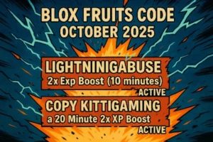 Blox Fruits code october 2025