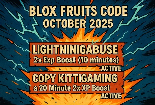 Blox Fruits code october 2025