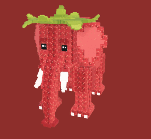 Strawberry Elephant in Steal a Brainrot