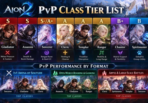 Aion 2 PvP Class Tier List